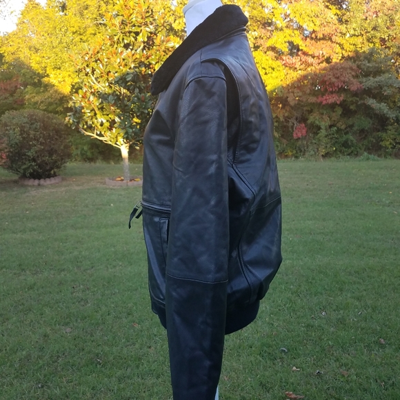 Luciano Natazzi New Nappa Leather Bomber Jacket - Picture 7 of 14